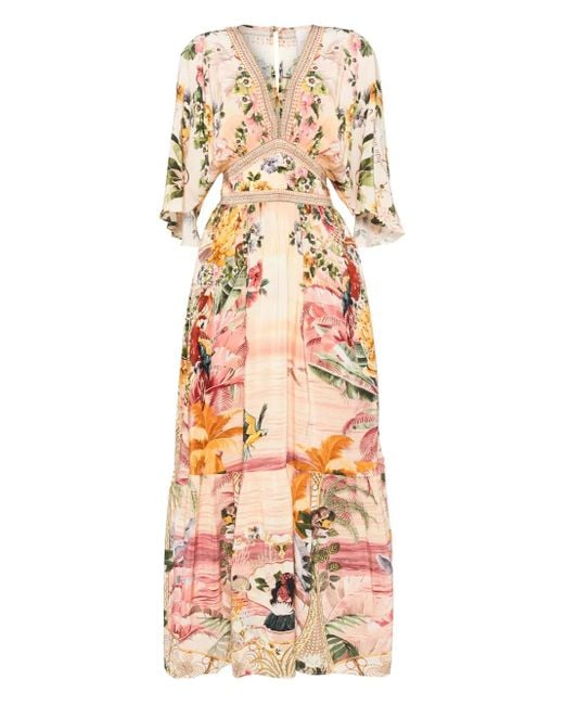 Camilla White Waisted Dress
