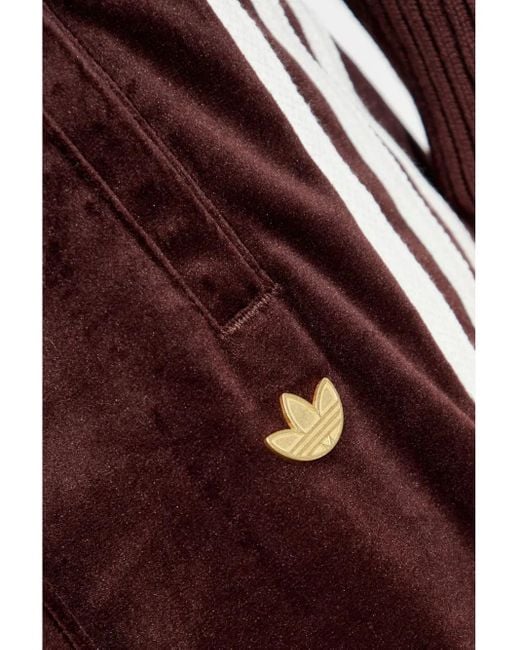 Adidas Purple Pants With Logo