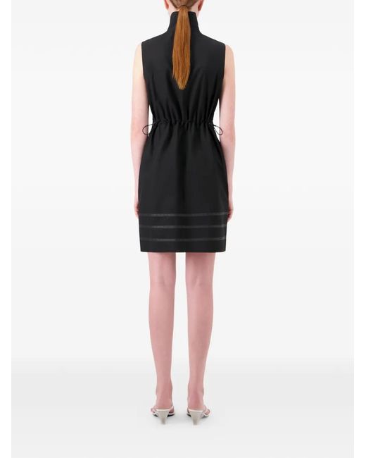 Coperni Black Button Fastening Tailored Dress