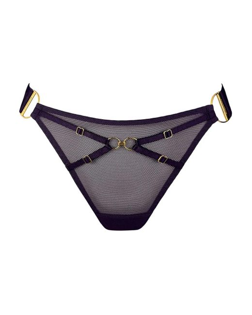 Bordelle Blue Nara Strap Thong