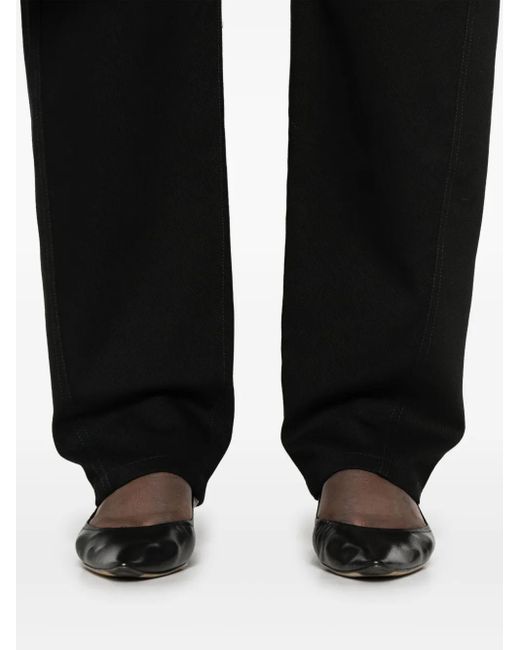 Lemaire Black Twisted Trousers