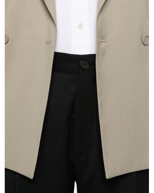 Manuel Ritz Black Pleated Trousers for men