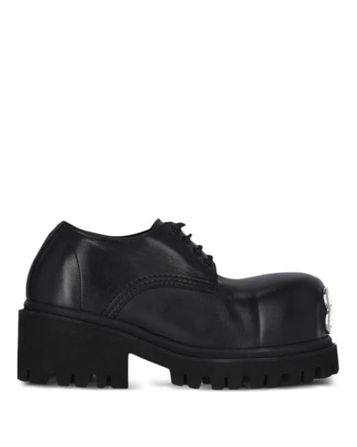Balenciaga Platform Derby Shoes in Black for Men | Lyst