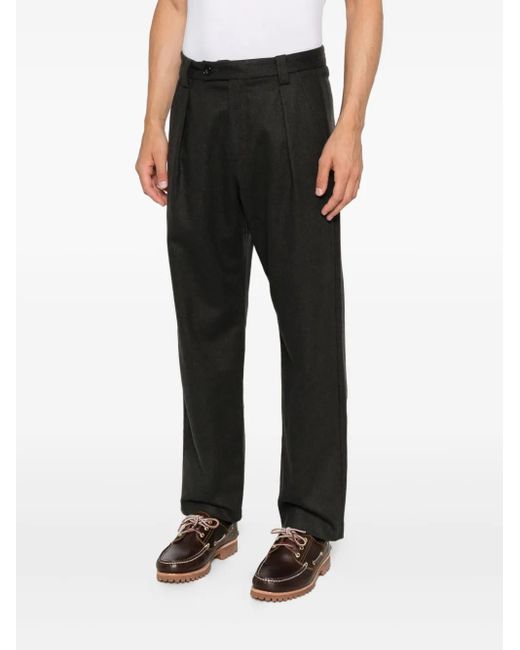 A.P.C. Gray Pleated Trousers for men