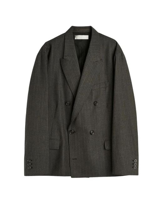 Blazer A Rayas Our Legacy de hombre de color Black