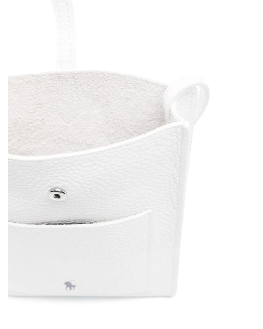 Polo Ralph Lauren White Polo Play Leather Crossbody Bag