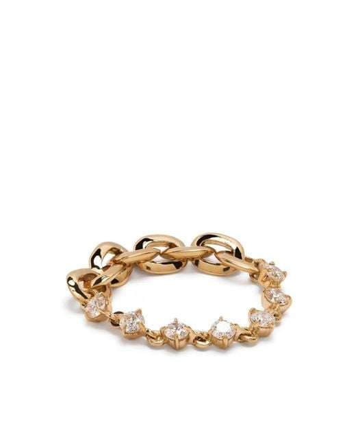 Lizzie Mandler Metallic 18Kt Éclat Diamond Tennis Ring