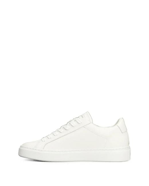 Crime London White Superlight Lace-Up Sneakers for men