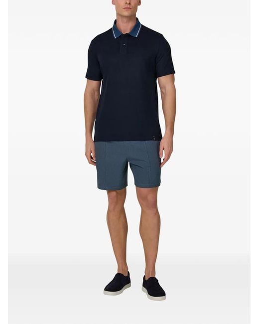 Boggi Blue Short De Bain À Imprimé Graphique for men