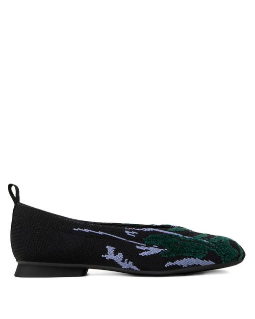 Camper Black Gestrickte Casi Myra Ballerinas