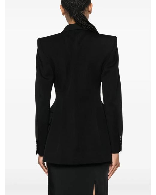 Balenciaga Black Wool Double-Breasted Jacket