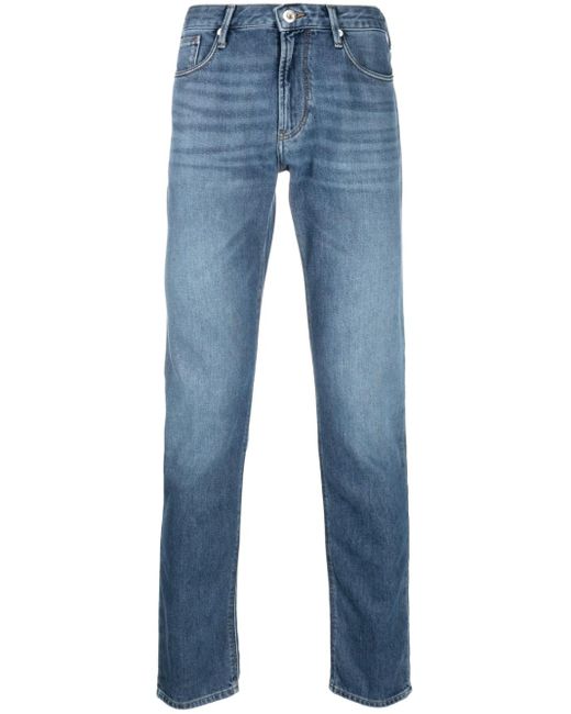Kers worm Aziatisch Emporio Armani Slim-fit Jeans in het Blauw voor heren | Lyst NL