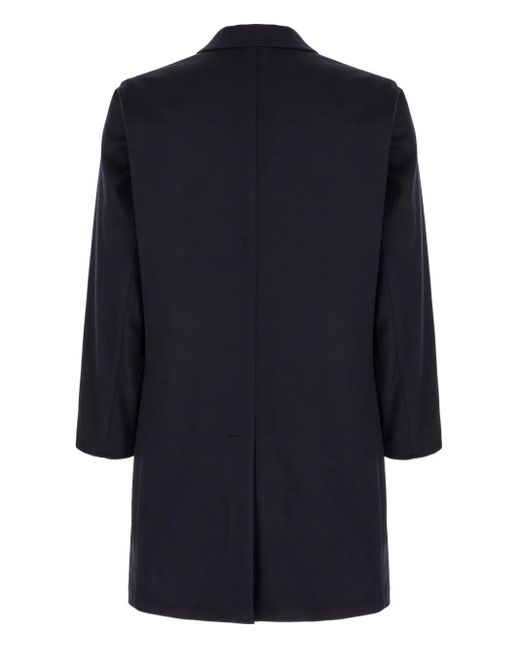 KIRED Blue Reversible Wool Coat for men
