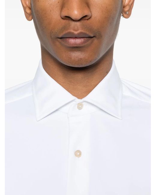 Alessandro Gherardi White Plain Shirt for men