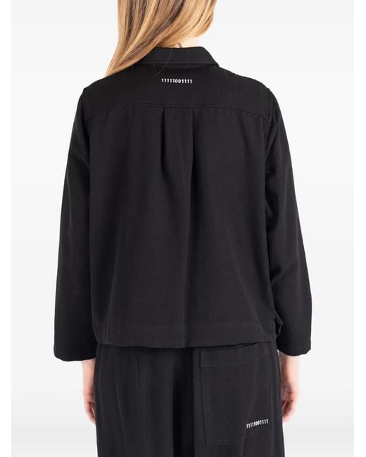 Societe Anonyme Black Tilda Button-Up Patch-Pocket Jacket