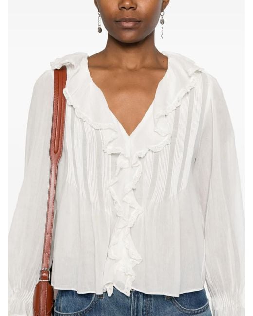 Blusa Hardy Doen de color White