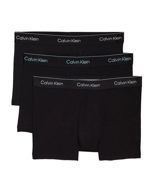 Calvin Klein Black Icon Boxers (Pack Of Three) for men