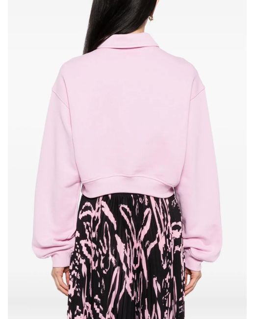 Top Con Ricamo di MSGM in Pink