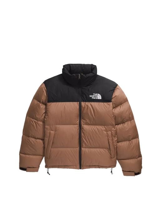 The North Face Brown 1996 Retro Nupse Puffer Jacket for men