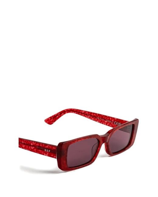 Retrosuperfuture Pink Chico Rectangle-Frame Sunglasses
