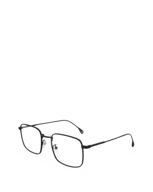 Paul Smith White Matte Square-Frame Glasses for men
