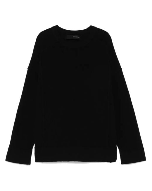 Isabel Benenato Black Cashmere Sweater for men