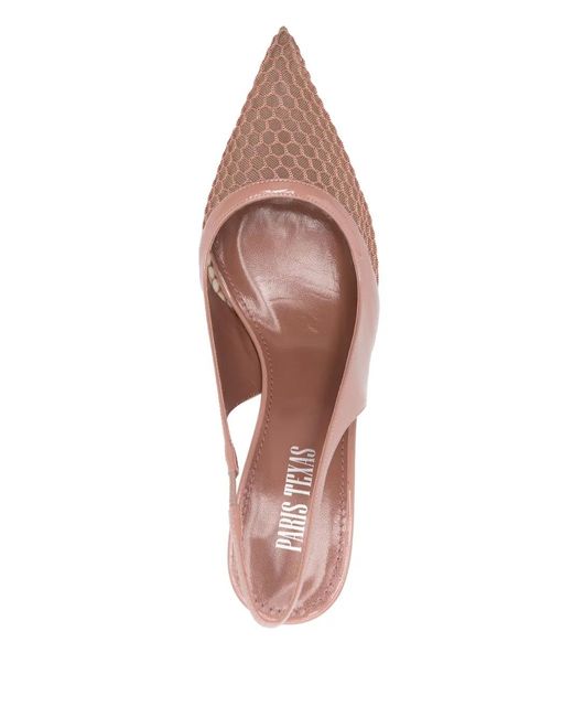 Paris Texas Pink 85Mm Leather Pumps