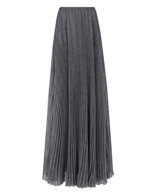 Gonna Lunga Plissettata di Ermanno Scervino in Gray
