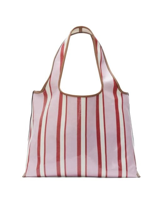 3.1 Phillip Lim Blue Striped Tote Bag