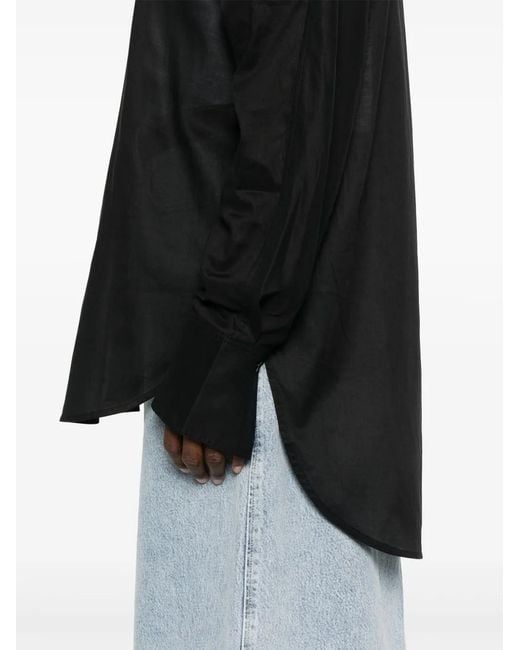 Totême  Black Cotton Blend Shirt