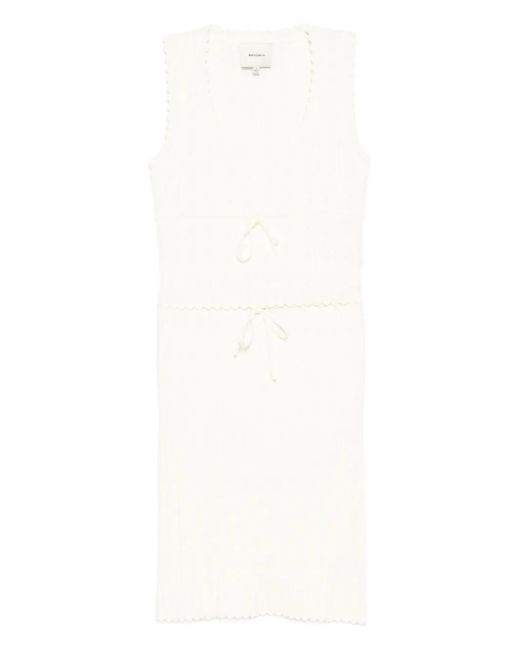 Reformation White Erin Skirt Set