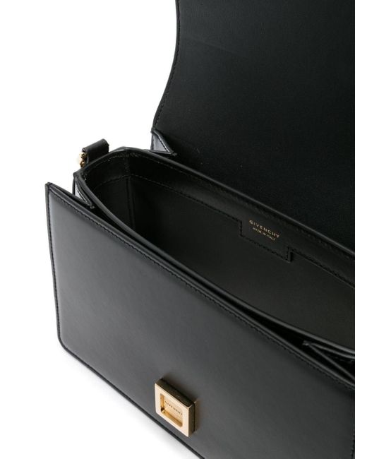 Bolso de hombro mediano con bordado 4G Givenchy de color Black