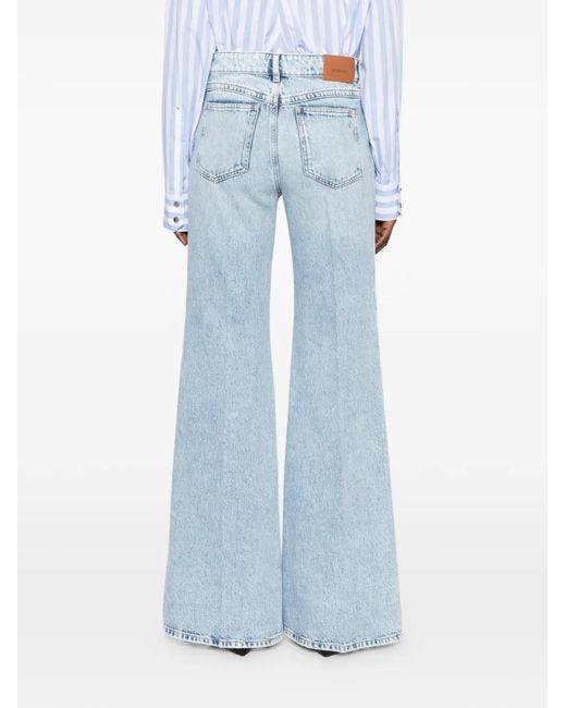Sportmax Zero Flared Jeans in het Blue