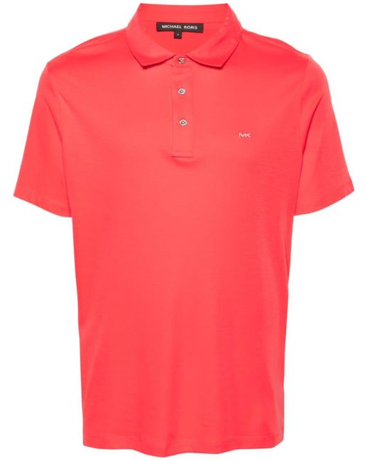 Michael Kors Logo-embroidered Jersey Polo Shirt for men