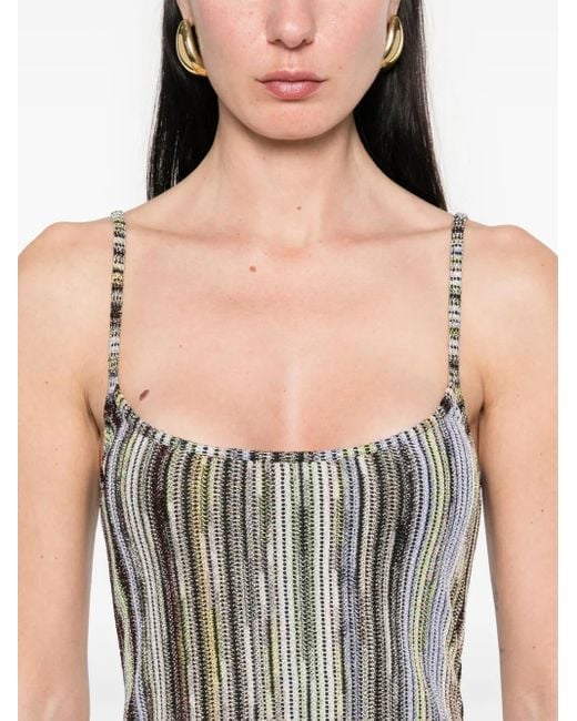 Missoni White Elegant Flowing Dress For