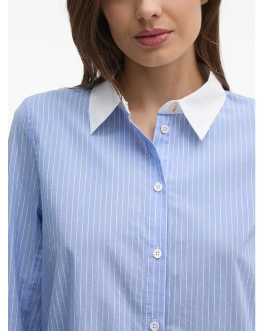 Mos Mosh Gestreept Blouse in het Blue