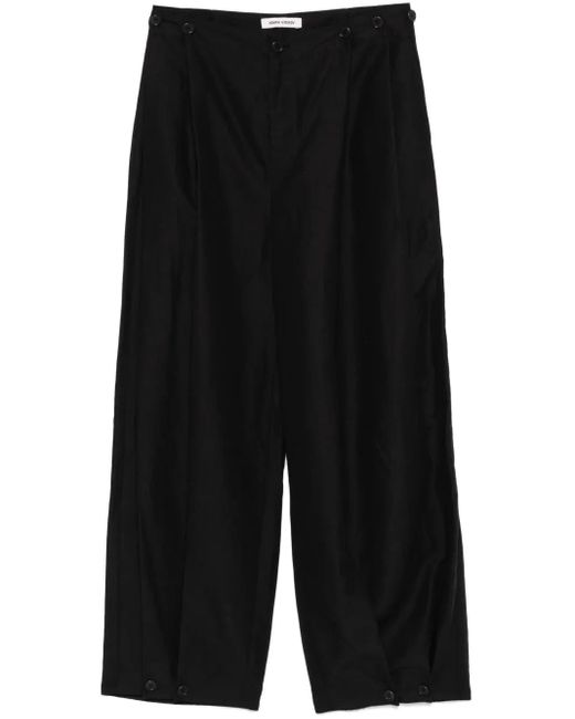 メンズ Henrik Vibskov ボタン パンツ Black