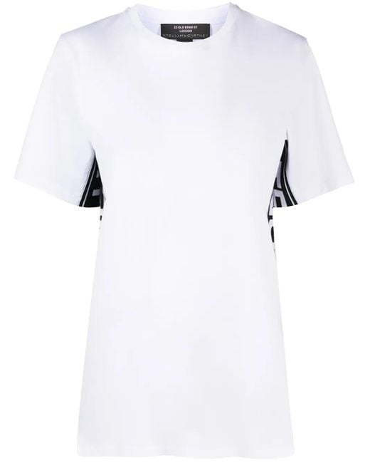 Stella McCartney White Logo-Detail T-Shirt