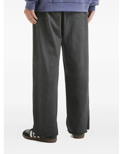 Izzue Gray Faded-Effect Track Pants for men