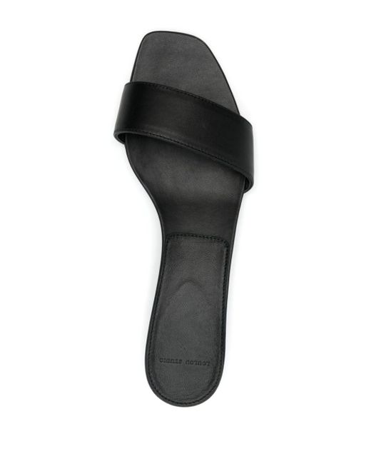 Sandales Cabresa 45 mm en cuir Loulou Studio en coloris Black