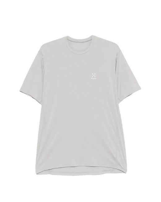 Haglöfs White Logo-Print T-Shirt for men