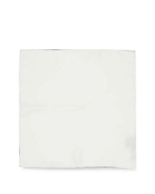 Tom Ford White Silk Pocket Square for men