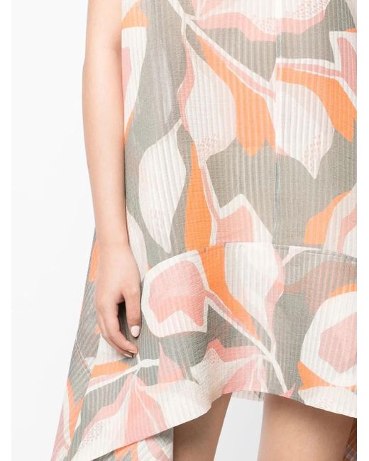 Bambah White Gana Flared Dress
