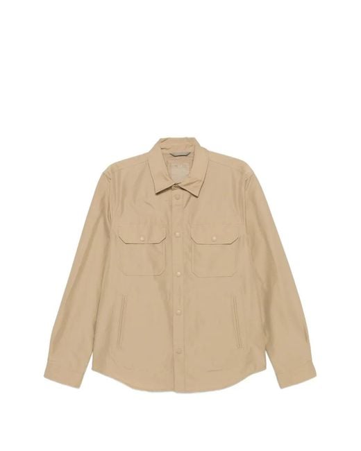 Chaqueta Con Bolsillo Con Botón Woolrich de hombre de color Natural