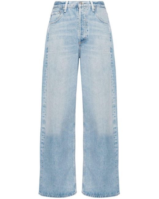 Citizens of Humanity Blue Ayla Recycled-cotton Jeans