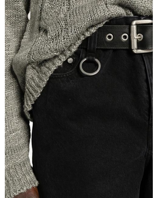 Jean Ample À Patch Logo Etudes Studio en coloris Black