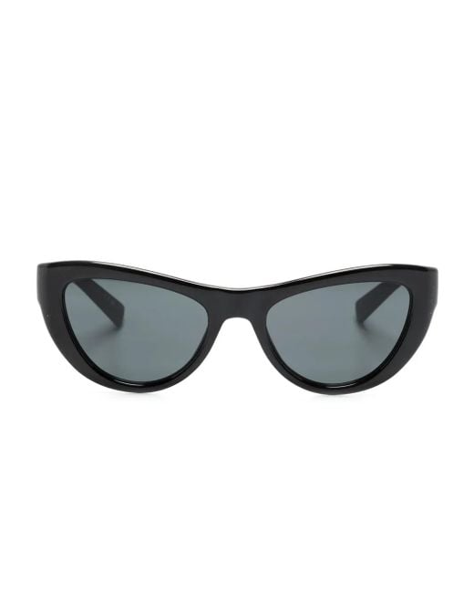 Saint Laurent Black Sl676 Cat-Eye Sunglasses