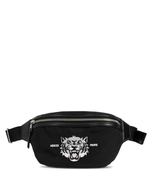KENZO Black Varsity Gürteltasche