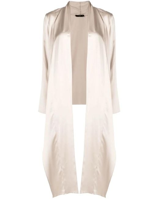 Voz Natural Wrap-Style Satin Blouse