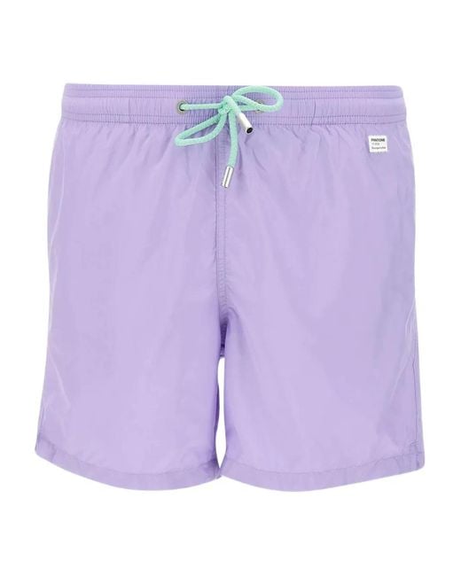 Mc2 Saint Barth Purple X Pantone Lighting Swim Shorts for men